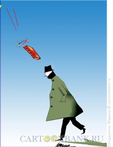 Карикатура: Святой Кирпич, Человек, Бондаренко Марина