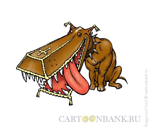 Карикатура: Собака-убийца, Андросов Глеб