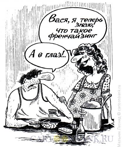 Карикатура: Франчайзинг, Мельник Леонид