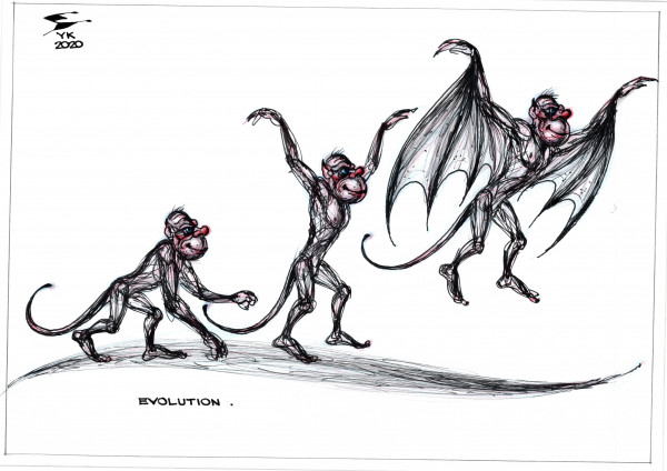 Карикатура: Эволюция ., Юрий Косарев