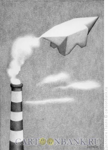 Карикатура: Вредные выбросы, Далпонте Паоло