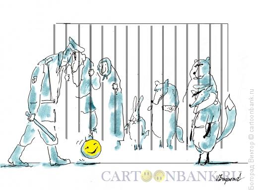 Карикатура: Колобок-стукач, Богорад Виктор