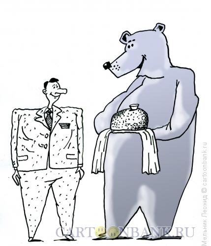 Карикатура: Всегда рады вам..., Мельник Леонид