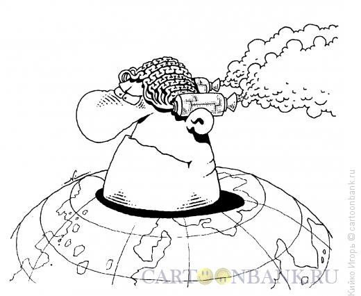 Карикатура: Мозги человечества, Кийко Игорь