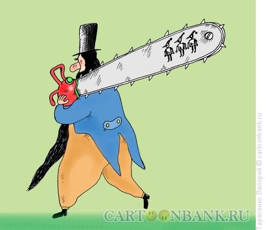 Карикатура: Марионеточный правитель, Тарасенко Валерий
