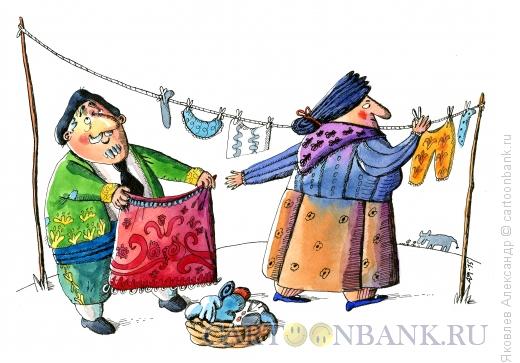 Карикатура: Тореро на пенсии, Яковлев Александр