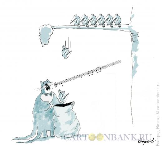 Карикатура: Завораживающее пение, Богорад Виктор