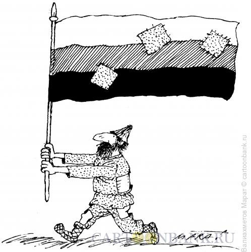 Карикатура: Знаменосец, Валиахметов Марат