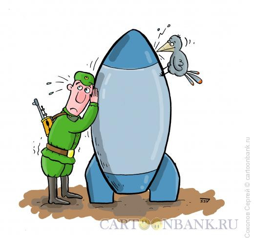 Карикатура: террорист дятел, Соколов Сергей
