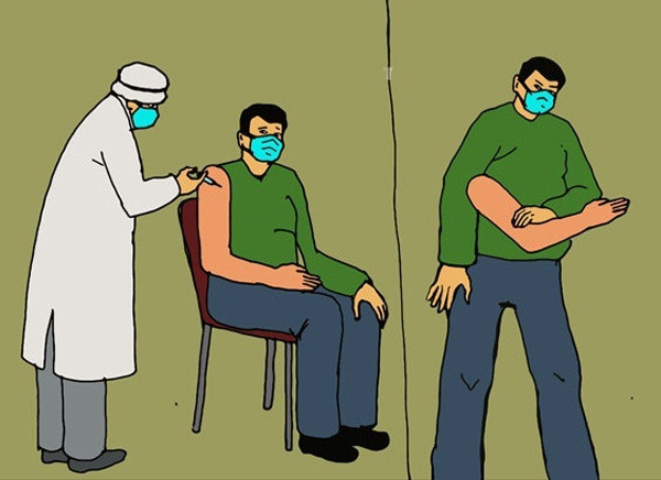 Мем: В Италии мужчина пришел на вакцинацию с силиконовой рукой, Брюттон