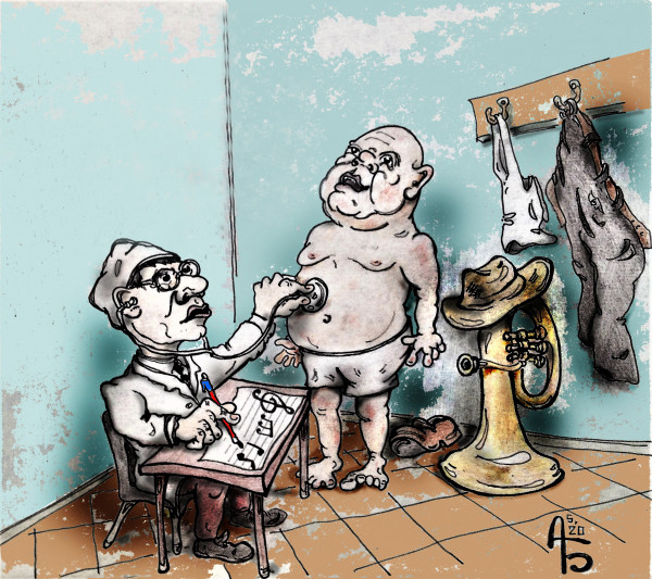 Карикатура: Профзаболевание, backdanov