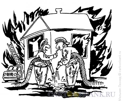 Карикатура: Закуривай ребята, Мельник Леонид