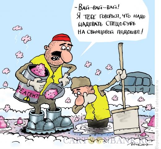 Карикатура: Реагент, Воронцов Николай