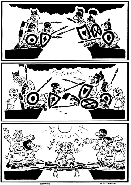 Карикатура: Война и мир, Giptopotam