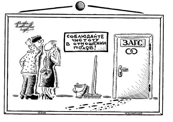 Карикатура: Не мытьём, так ка...паньем, Giptopotam