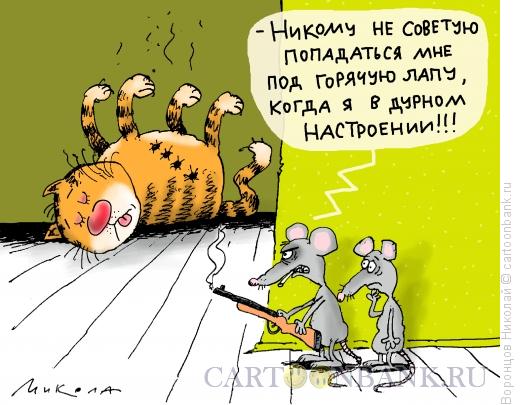 Карикатура: Дурное настроение, Воронцов Николай