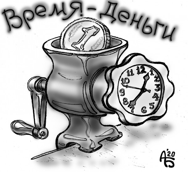 Карикатура: Всё в наших руках, backdanov