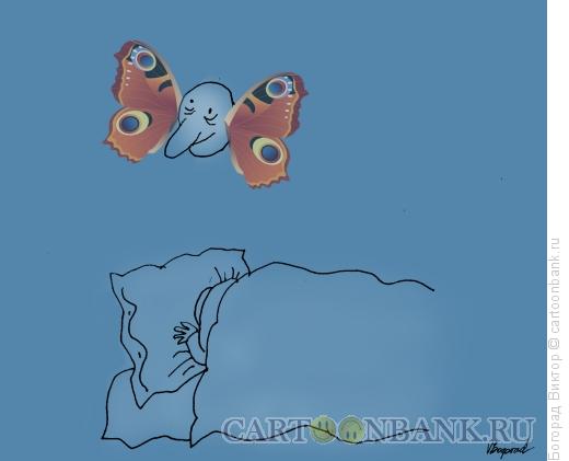 Карикатура: Полеты во сне, Богорад Виктор