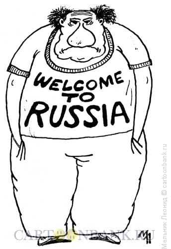 Карикатура: Добро пожаловать, Мельник Леонид