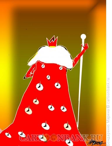 Карикатура: Король в горнастае из Кнопок, Бондаренко Марина