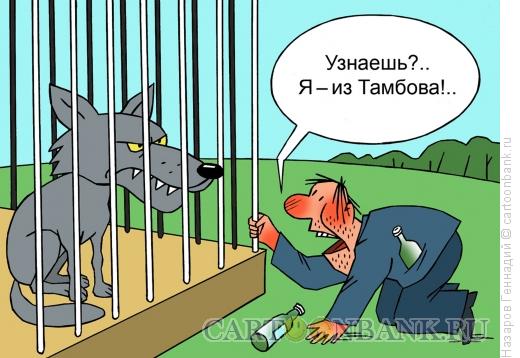 Карикатура: Тамбовский волк, Назаров Геннадий