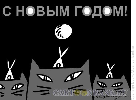 Карикатура: С Новым 2011 Годом, Эренбург Борис