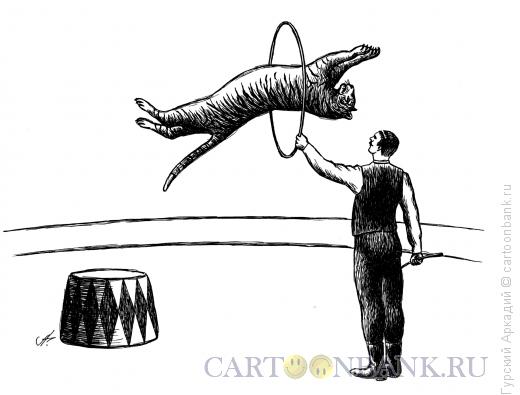 Карикатура: цирк, Гурский Аркадий