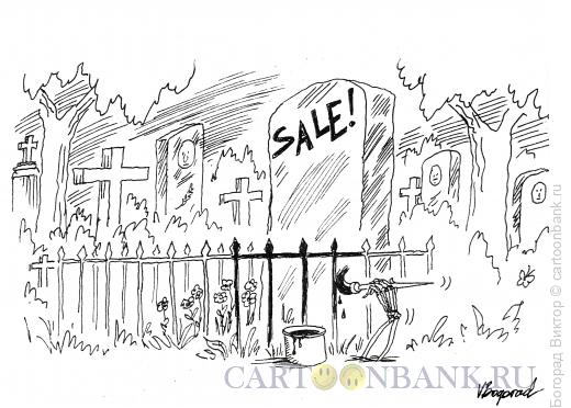 Карикатура: Предпродажная подготовка жилья, Богорад Виктор