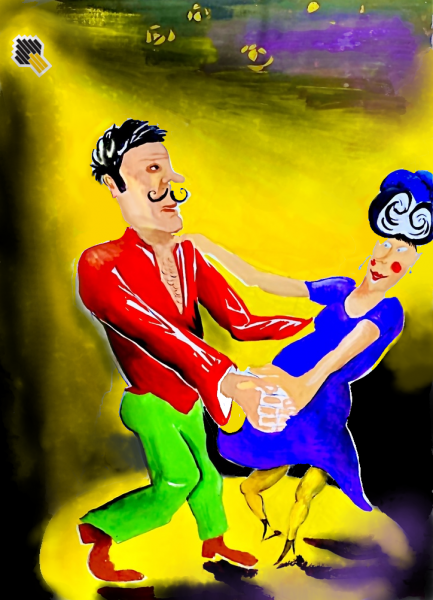 Карикатура: Последнее танго, Ипполит Сбодунов