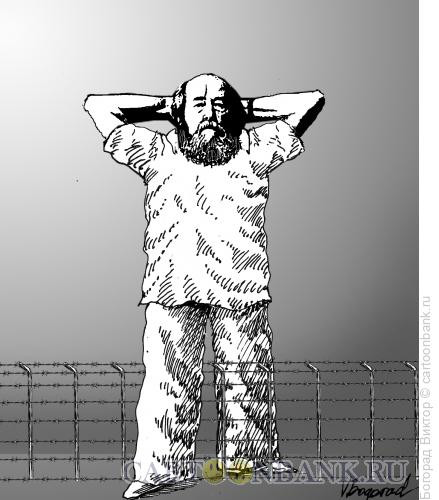 Карикатура: Солженицын, Богорад Виктор