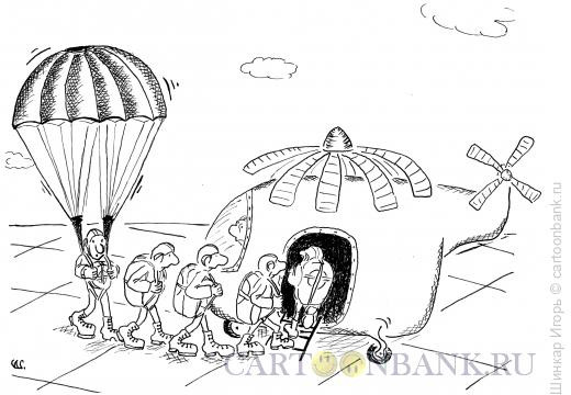 Карикатура: К прыжку готов., Шинкар Игорь