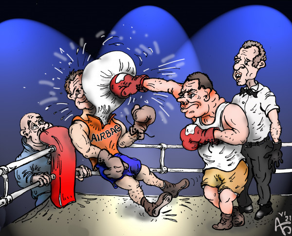 Карикатура: Подушка безопасности, backdanov