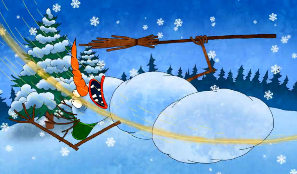 Карикатура: Снеговик в матрице, Иванов Игорь