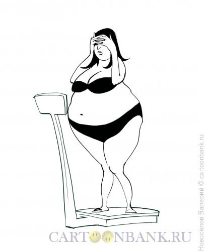 Карикатура: Избыточный вес, Новосёлов Валерий