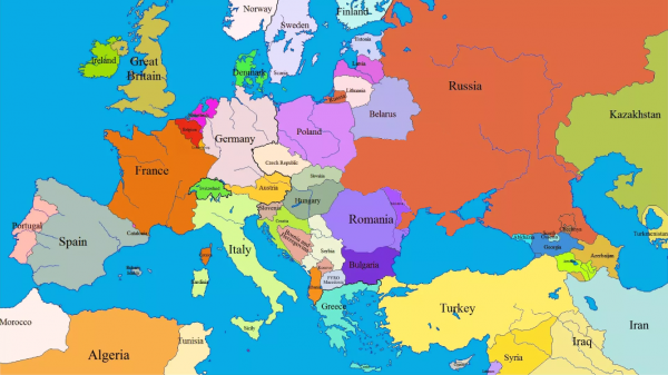 Мем: Правильная политическая карта Европы
