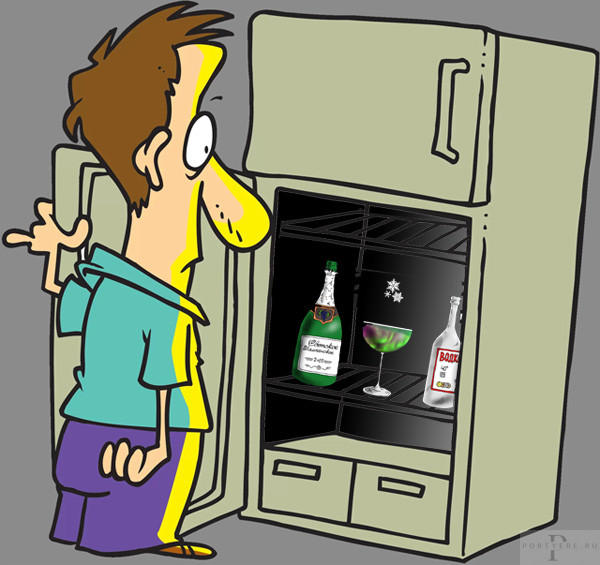 Мем: День северного сияния в холодильнике