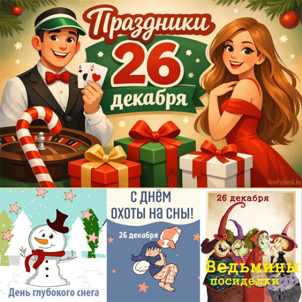 Мем: Праздники 26 декабря 2025 года