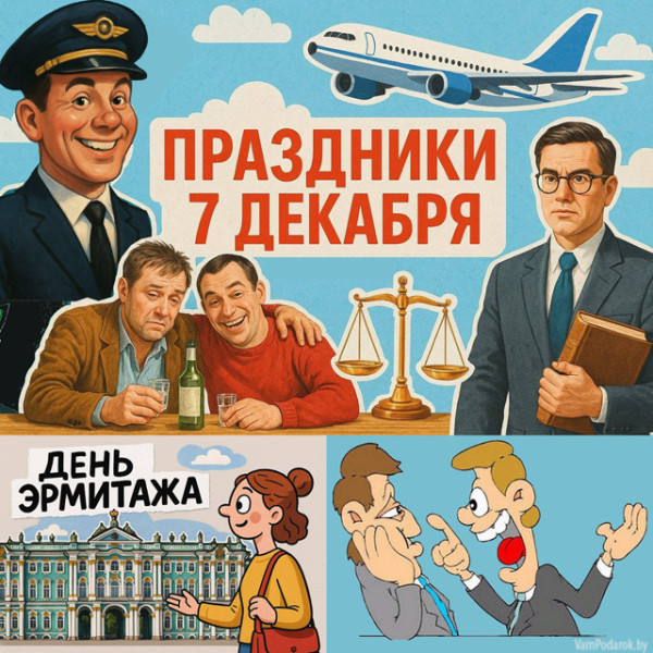 Мем: Праздники 7 декабря 2025 года