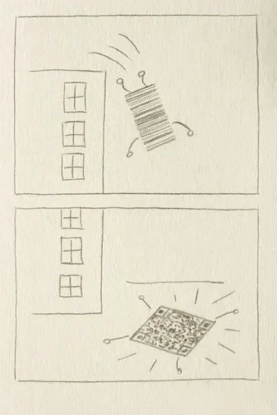Мем: Откуда взялись qr-коды =), Wazzych