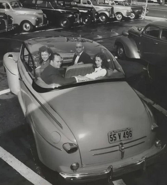 Мем: Ford со стеклянным верхом, 1947 год, Леонид Хлыновский