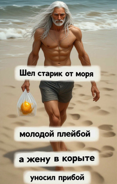 Мем: Старик и золотая рыбка