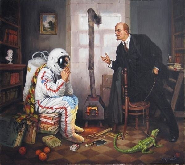 Мем: Обычный человек сегодня очень мало думает сам., Ввелник