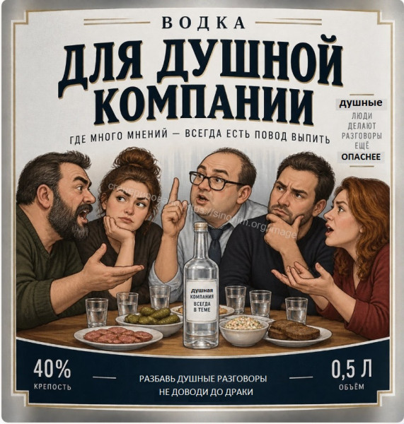 Мем: Водка для душной компании, AlexPortnow Мем: Водка для душной компании, AlexPortnow