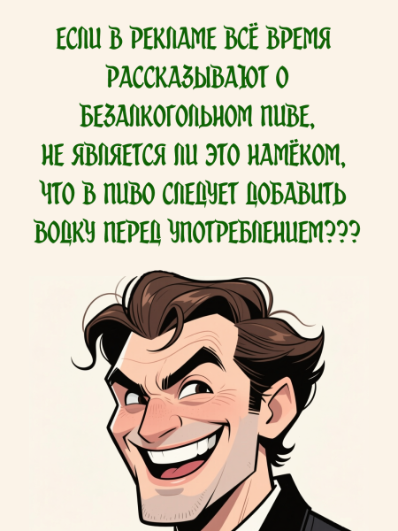 Мем: Безалкогольное пиво, AlGo Мем: Безалкогольное пиво, AlGo