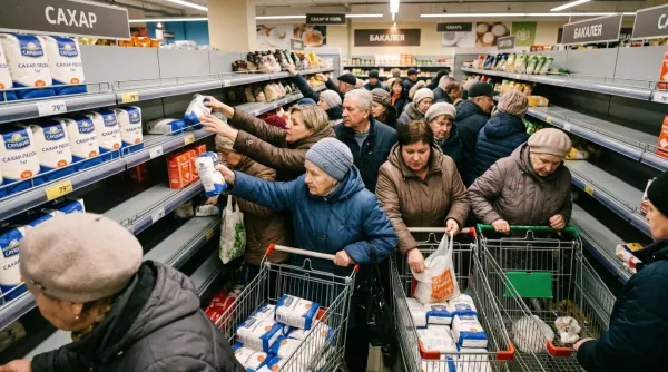 Мем: Запасайся, кто может!, Леонид Хлыновский Мем: Запасайся, кто может!, Леонид Хлыновский