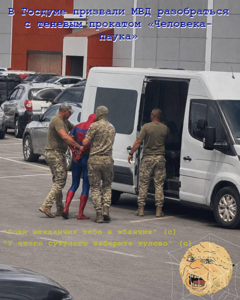 Мем: В Госдуме призвали разобраться с прокатом человека-паука, Zulan