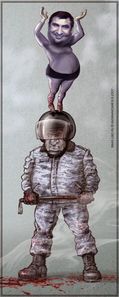Карикатура: "ДЭВОЧКА" НА ШАРЕ (СФЕРЕ), Kalininskiy (Валентин Калининский)