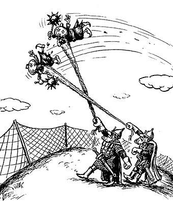 Карикатура: Воздушный бой, Глеб Андросов