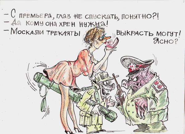 Карикатура: Тимошенко, Бауржан Избасаров
