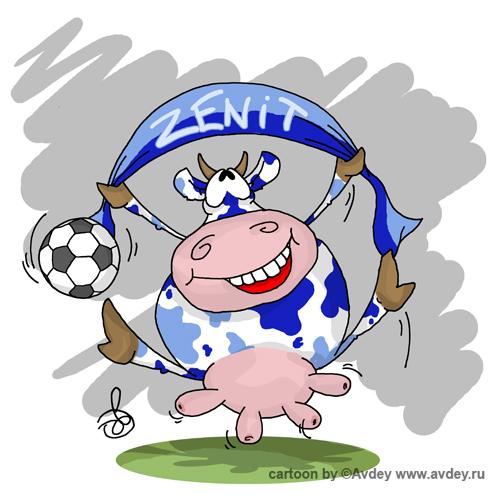 Карикатура: Футбольное, Авдей (Avdey)